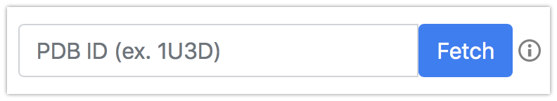 Enter PDB ID to fetch a file from PDB database